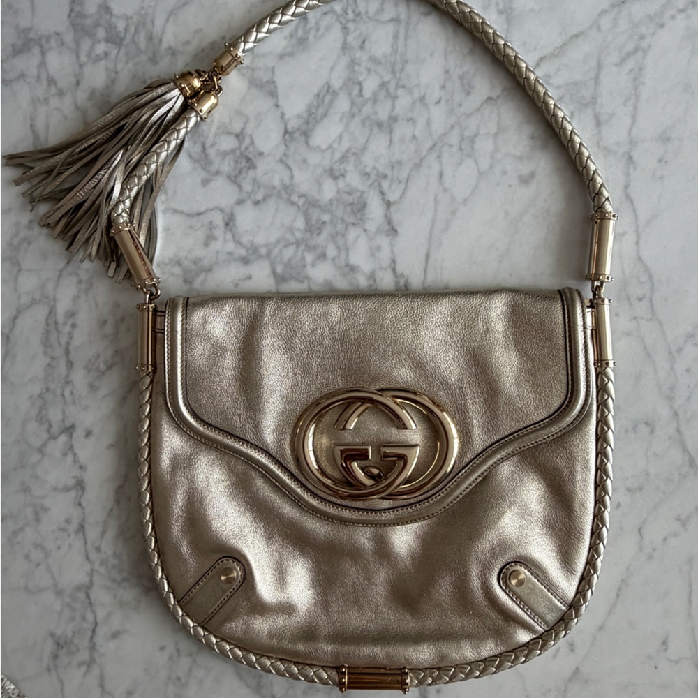 Vintage Britt Leather Hangbag